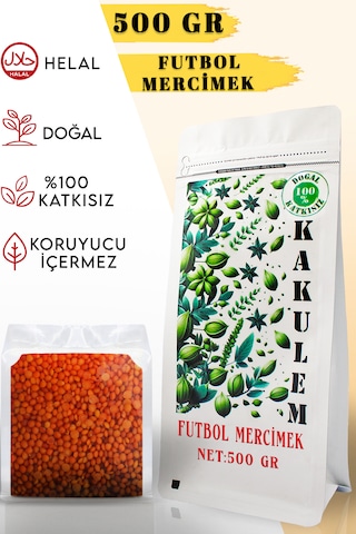 Kakulem Futbol Kırmızı Mercimek 500 G