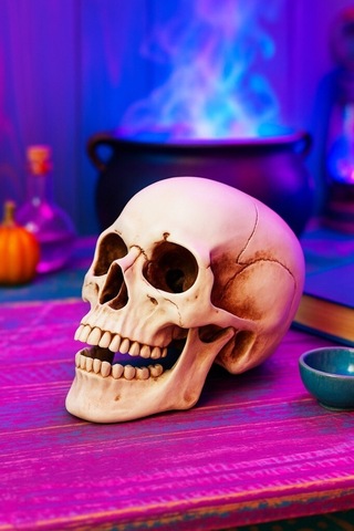 Beysüs Cadılar Bayramı Halloween Dekoratif Kurukafa