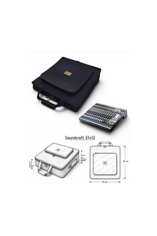 Efx12 Profesyonel Ses Mikseri İçin Uyumlu Çanta Soft Case Kılıf