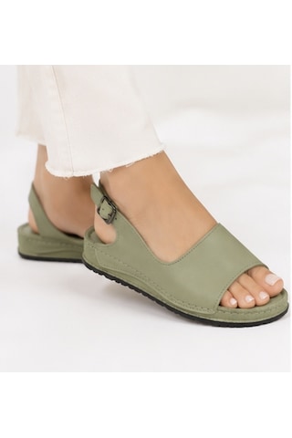 N Napa Shoe Np.306.avakado Deri Sandalet