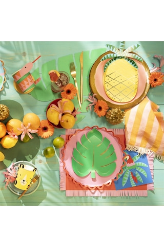 Meri Meri - Ananas Tabaklar - 8 Adet