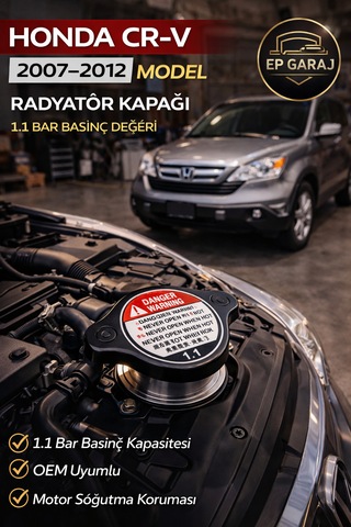 Honda Cr-v 2007 2012 Uyumlu Oem Radyatör Kapağı 1.1 Bar
