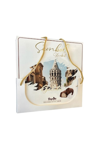 Beyoğlu Sembol Galata Ve Taksim Hediyelik Çikolata 300 Gr 2 Li Karma Paket