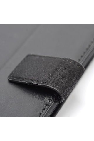 Xiaomi Redmi 15 Kılıf Zore Kar Deluxe Kapaklı Kılıf Siyah