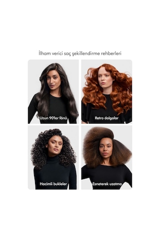 Airwrap I.d. Saç Şekillendirme Ve Kurutma Seti - Kıvırcık+bukleli Vinca Mavisi/topaz Vinca Mavisi