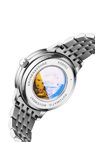 Kronen&söhne Ks9003 Tungsten Mekanik Otomatik Gümüş Erkek Kol Saati