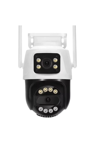 6mp Üç Lensli Wifi Ptz Kamera 8x Zoom, Aı Takip, Gece Görüş, Ip66 Su Geçirmez