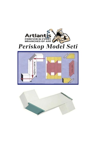 Periskop Yapım Seti 1 Paket Karton Periskop Model Seti Aynalı Okul Sınıf Deney Seti