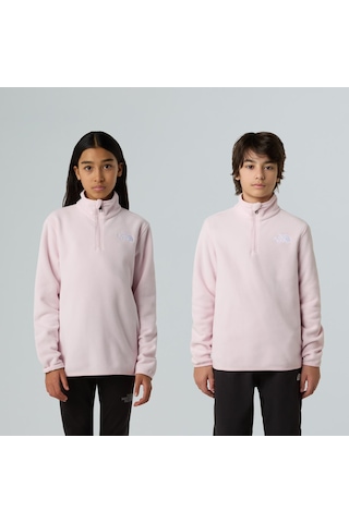 The North Face Teen Glacıer 1/4 Fermuarlı Genç Çocuk Glacier Polar Nf0a8cvgbp61 Çok Renkli