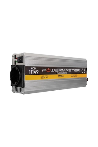 Powermaster Pm-11149 12 Volt - 1000 Watt Modıfıed Sınus Inverter  10-15v Arası-220v Ac