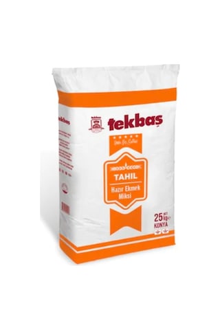 Tekbaş Unları Tahıl Hazır Ekmek Miksi 25 KG Tekbaş Unları Tahıl Hazır Ekmek Miksi 25 KG
