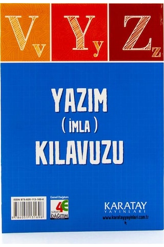 Yazım ( İmla) Kılavuzu Güncel Ve Yeni Baskı. Karton Kapak. 4E Yay