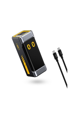 Aohi Starship 10.000 Mah 210w Powerbank, Youth 3 Portlu 140w Şarj Adaptörü Seti Siyah
