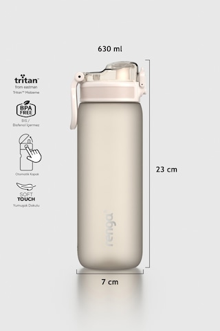 Renga Rybo-x Soft Touch 630 Ml Tritan Matara 912160 Bej Bej