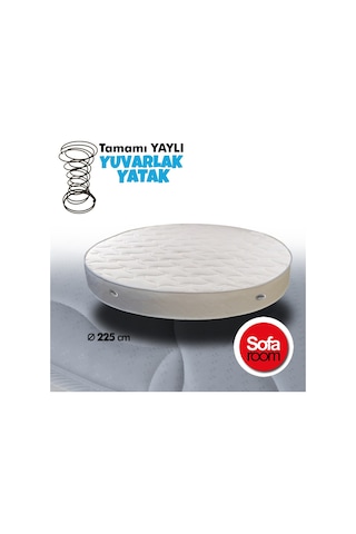 Sofaroom Sofaroom Yuvarlak Yatak-225 CM Çapında Sofaroom Sofaroom Yuvarlak Yatak-225 CM Çapında