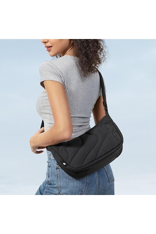 Tomtoc Sling Çanta Kadın, Modaya Uygun Nylon Puffer Crossbody Moo Çok Renkli