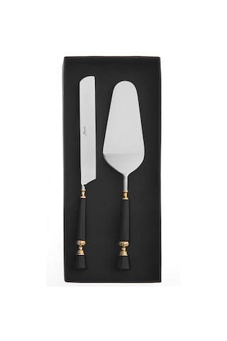 Jumbo Black 2 Parça Pasta Servis Seti
