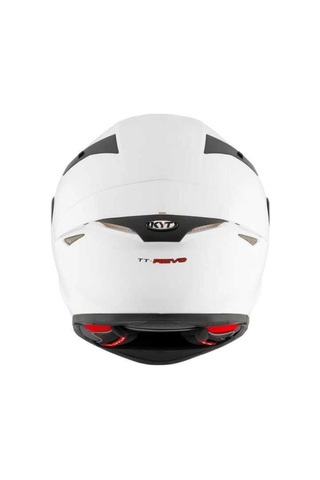 Tt-revo Kask Plaın Whıte Tek Ebat
