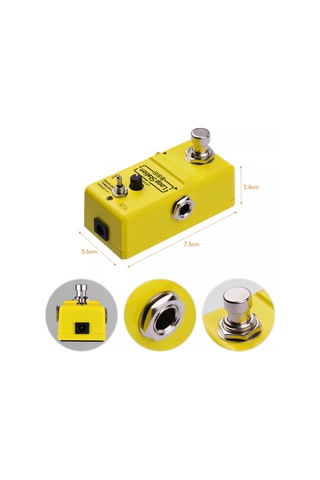 Ammoon Loop Station Mini Gitar Looper Efekt Pedalı I7093y