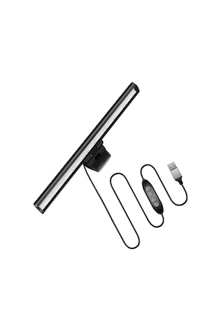 Pratik Bilgisayar Ekranı Asma Işık Monitör Işık Çubuğu Dizüstü Bilgisayar İçin 26cm Klip Pc Monitör Lambası 3 Göz Koruma Aydınlatma Modları