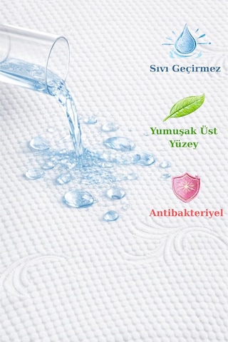 Formeya Sıvı Geçirmez Alez- Soft 3d- Çiçek Desen Fitted Tek-çift Kişilik-bebek Alezi Yatak Koruyucu Çarşaf 160 Diğer