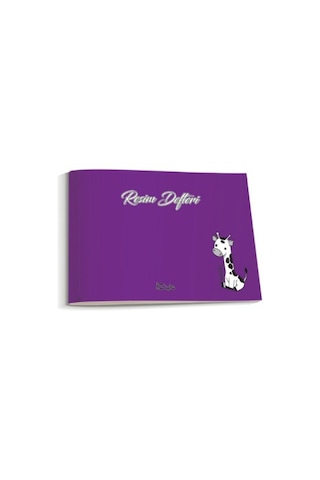 A4 Resim Defteri 40 Yaprak Sert Pp Kapak 21 X 29,7 Cm