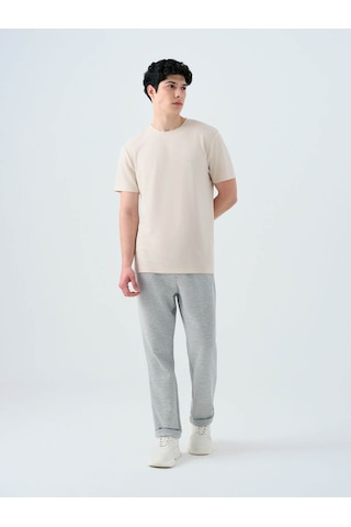Loft Basic Taş Erkek T-shirt Lf2038850