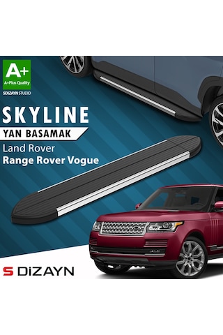 S-dizayn Land Rover Rover Range Rover Vogue 3 Skyline Krom Yan Basamak 193 Cm 2013 Üzeri A+ Kalite