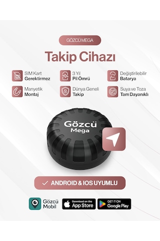 Gözcü Mega Gps Takip Cihazı