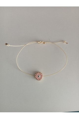 Nle Accessory Pembe Güne Figürlü Bileklik Çok Renkli