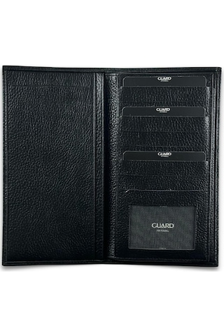 Guard El Portföyü Hakiki Deri 372 Siyah Siyah