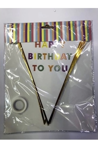 Happy Birthday To You Flama Bayrak Süsü Alithestereo