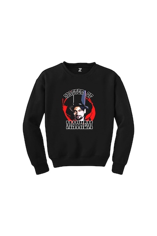 Master Of Mayhem Julian Slink Siyah Sweatshirt Beyaz
