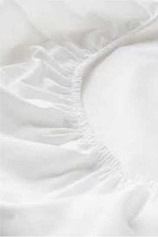 Mycey 160x200+30 Cm Sıvı Geçirmez Pamuk Fitted Yatak Alezi Beyaz