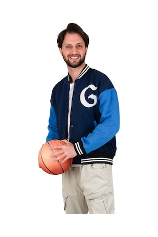 Deepsea Erkek Lacivert Çıtçıtlı Kolej Mont 2304761 Lacivert