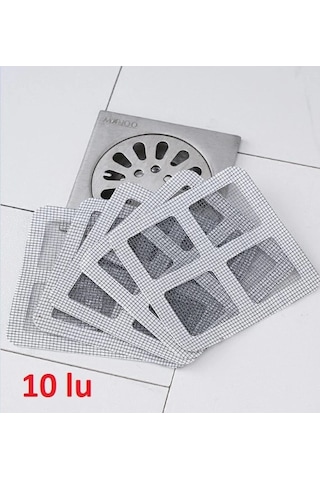 10 Lu Banyo Gider Süzgeci, Sineklik Tamir Kiti Çok Renkli