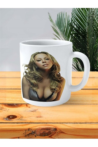Mariah Carey Baskılı Kupa Bardak Kişiye Özel Model 1 Çok Renkli
