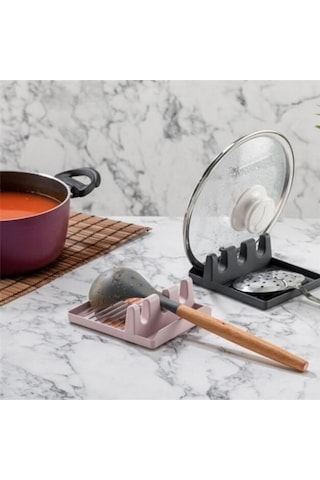 Kaşıklık Kepçelik Kapak Tutucu Düzenleyici Mutfak Tezgah Üstü Organizer Diğer