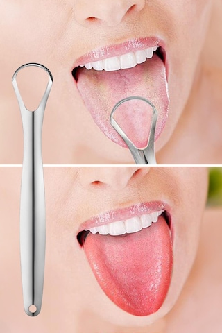 Proclis Paslanmaz Çelik Dil Temizleyici / Dil Sıyırıcı Küçük