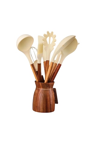 Mien Dayanıklı Akasya Bohem Kaşıklık -7b96 Kahverengi