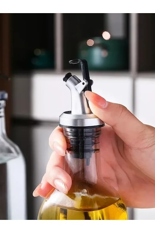 Aleksis Baur Yağ, Sos Ve Şurup Şişeleri İçin Gayzer Dozajlı Kapak, 5 Adet 193080866 Metal