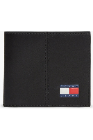 Tommy Hilfiger Tjm Heritage Kartlıklı Erkek Siyah Cüzdan Am0am14281bds Siyah