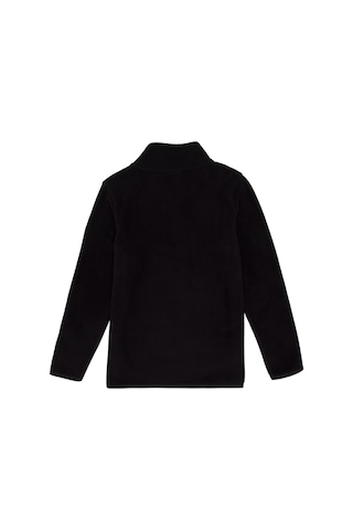 U.S. Polo Assn. Erkek Çocuk Yarım Fermuarlı Siyah Polar Sweatshirt 50298060-VR046