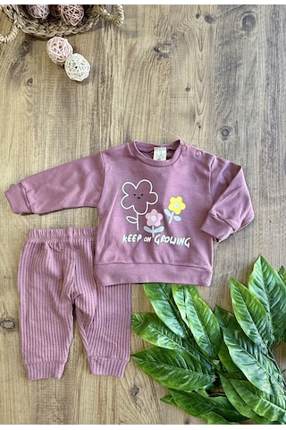 Air Pantolonu Kareli Kız Bebek Yeşil