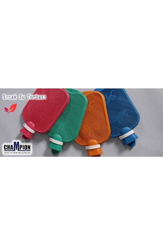 10 Adet Şampiyon Termofor Sıcak Su Torbası. Süper Kauçuk Champion