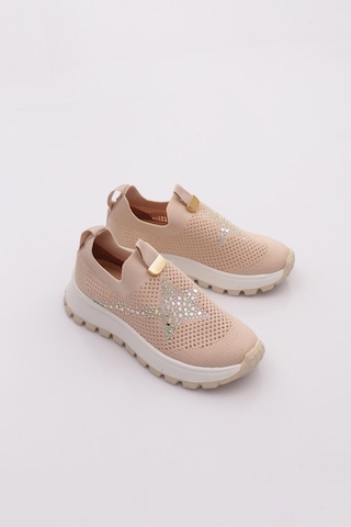 Dgn 302 Kadin Sneaker Ayakkabi Bej