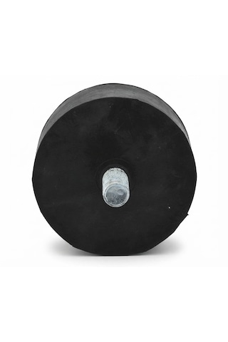 M16 X 100 Mm Kauçuk Titreşim Takozu, Sarsıntı Engelleyici Sönümleyici Ayak 2 Adet Somun