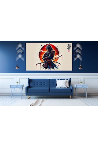 Ti-play Uyanış 60x90cm Modern Samuray Pvc Çerçevesiz Tablo
