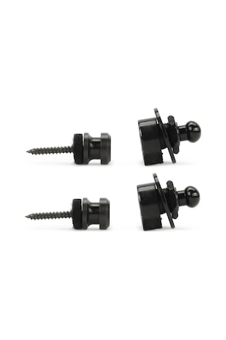 Fender Security Strap Locks Black 2 Askı Kilidi Locks - Buttons