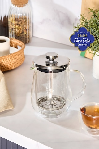 Karaca Pia Kiku French Press 600 Ml Şeffaf